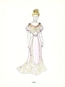 Bayan modası, 1902 by French School