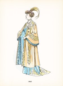 Bayan modası, 1907 by French School
