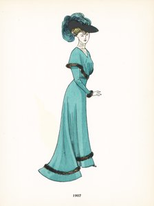 Bayan modası, 1907 by French School