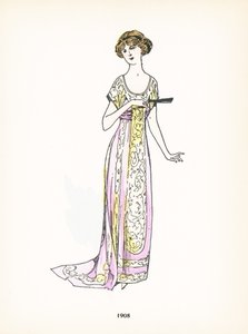 Bayan modası, 1908 by French School