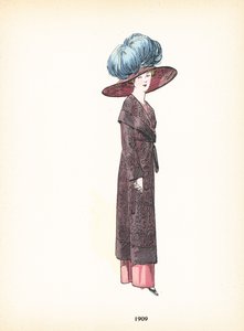 Bayan modası, 1909 by French School