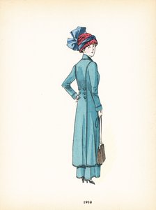 Bayan modası, 1910 by French School