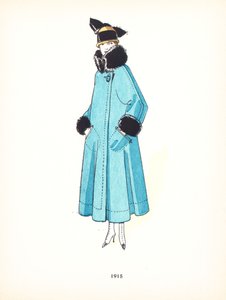 Bayan modası, 1915 by French School