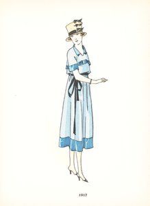 Bayan modası, 1917 by French School