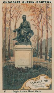 Lamartine, Poete & Historien, 1790-1869, Erigee Bulvarı Henri Martin by French School