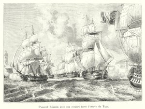 Amiral Roussin, filo kuvvetleriyle Tagus