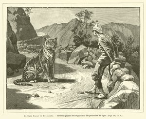 Le Bagh Rajah Du Bogelcund (gravür) by French School