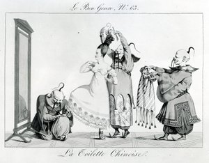 Le Bon Tür - Çin Tuvaleti, 1813 by French School