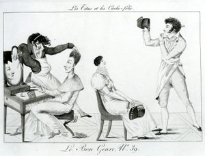 Le Bon Tür - Titus ve Delilik Önbellekleri, 1812 by French School
