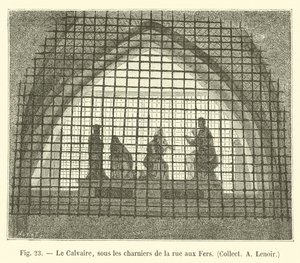 Le Calvaire, rue aux Fers toplu mezarlarının altında, Collect A Lenoir by French School