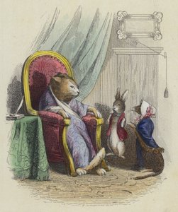 Kedi Gelincik ve Küçük Tavşan by French School
