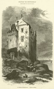 Chateau de Montsoreau (gravür) by French School
