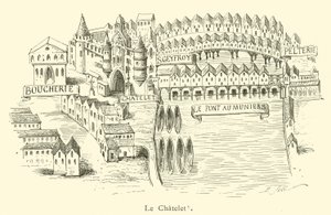 Le Chatelet (gravür) by French School