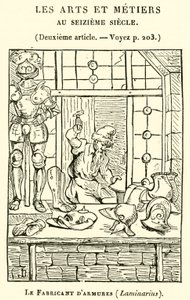 Zırhçı, Laminarius (gravür) by French School