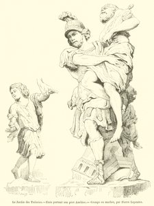 Tuileries Bahçesi, babası Anchises