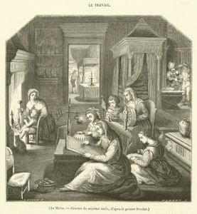Sabah, Onaltıncı Yüzyıl Gravür (gravür) by French School
