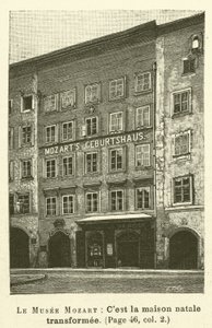 Le Musee Mozart (gravür) by French School