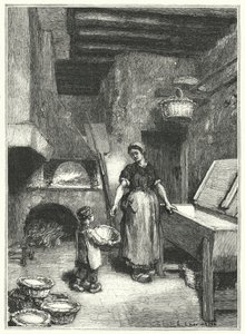 Le Pain (gravür) by French School