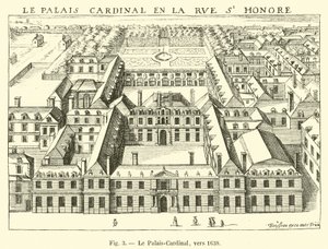 Palais-Kardinal, yaklaşık 1638 by French School