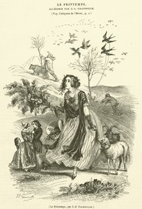 Bahar (gravür) by French School