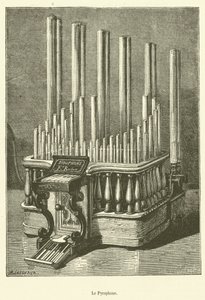 Le Pyrophone (gravür) by French School