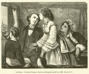 Dönüş (gravür) by French School