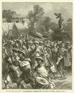 Su Krallığı (gravür) by French School