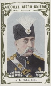 Le Shah de Perse (renkli fotoğraf) by French School