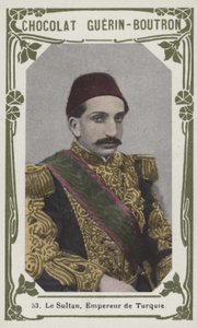 Sultan, Türkiye İmparatoru (renkli fotoğraf) by French School