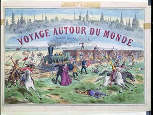 Le Voyage Autour du Monde, Jules Verne (1828-1905) tarafından yazılan 80 Günde Devri Alem