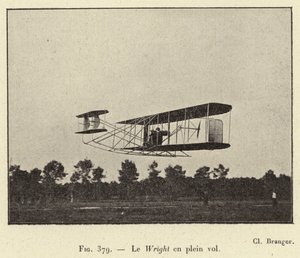 Le Wright en plein cilt (gravür) by French School