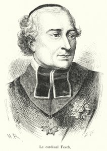 Le kardinal Fesch (gravür) by French School