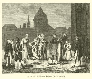 Louvre köpeği by French School