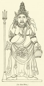 Tanrı Siva (gravür) by French School