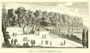 1650 yılında Regnard bahçesi by French School