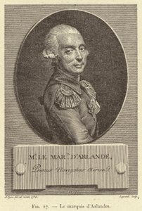 Arlandes Markisi (gravür) by French School