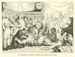Değirmencinin yüzüğü var; bir zaman gravürünün ardından by French School