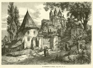 Melk Keşişi (gravür) by French School