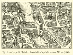 Le petit Chatelet, Merian