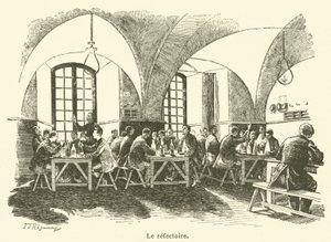 Yemekhane (gravür) by French School