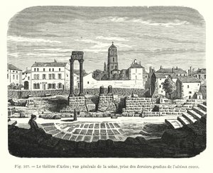Arles tiyatrosu; ultima cavea
