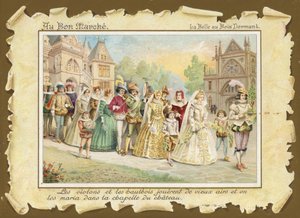 Şapelden Ayrılırken Uyuyan Güzel by French School