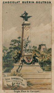 Leon Gambetta, Hatip ve Devlet Adamı, 1838-1882, Erigee Place du Carrousel by French School