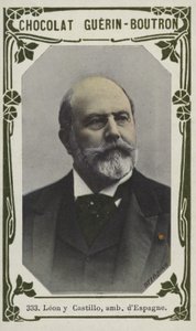 Leon y Castillo, büyükelçi dEspagne (renkli fotoğraf) by French School