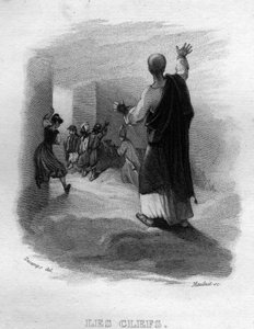 Fransız şair ve söz yazarı Pierre Jean de Beranger (1780-1857) tarafından "" Oeuvres tamamlıyor" (1834) adlı eserinde Les Keys Chanson de Beranger. by French School