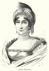 Letitia Ramolini (gravür) by French School