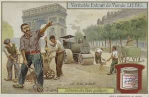 Yol bakımı özelliğine sahip Liebig kartı by French School
