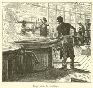 Kaynatma işlemi (gravür) by French School