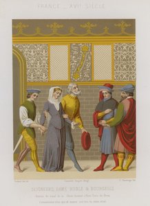 Lordlar, soylu kadın ve burjuva by French School