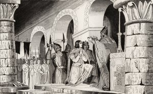 Louis (863-82) ve Carloman (865-84) birlikte taç giydiler, Colart tarafından yayınlanan 